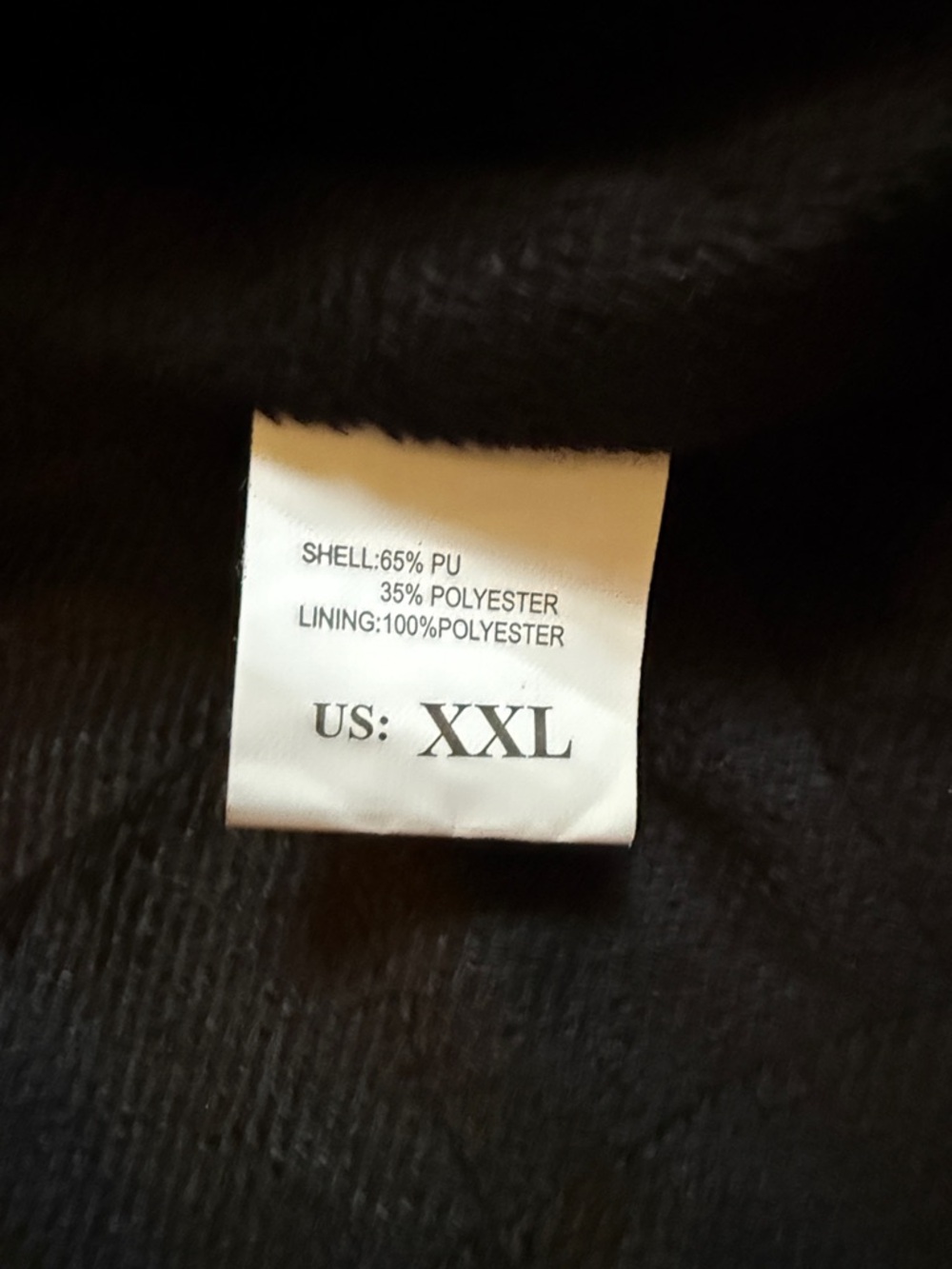 NWOT Men's Brown Faux Leather Quilted Moto Jacket - Picture 2 of 4